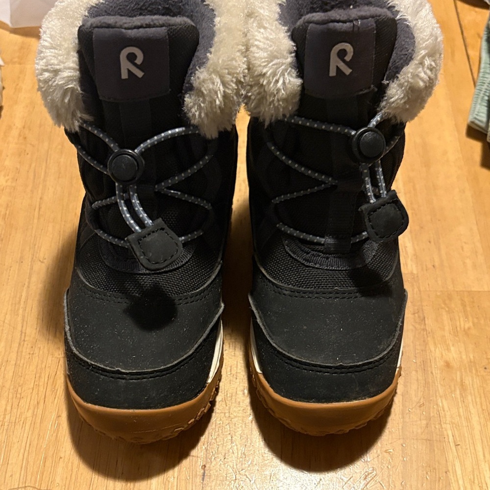 Reima Kids Black and Brown Winter Snow Boots
